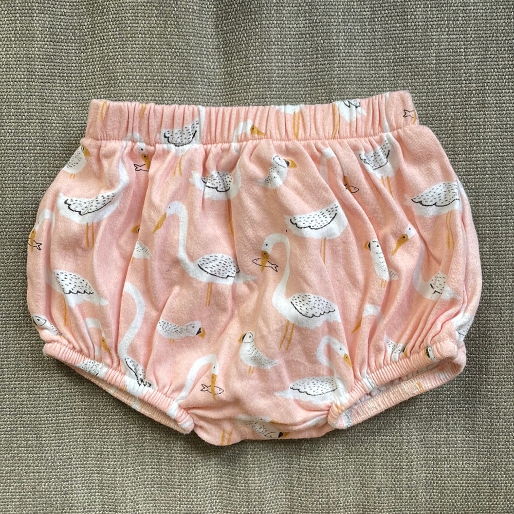 Goldie + Ace Baby bloomer pink stalks